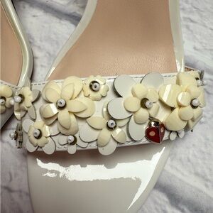 Kate Spade Paradise Optic White Floral Women's Shoes